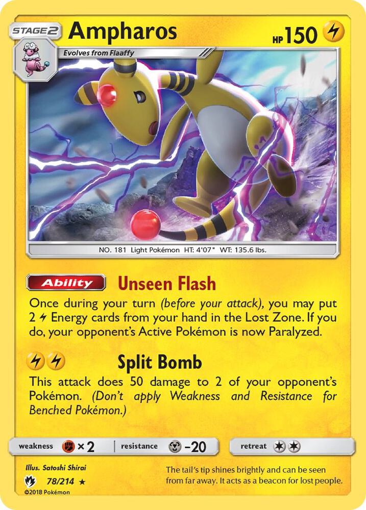 Ampharos [SM - Lost Thunder] 78/214