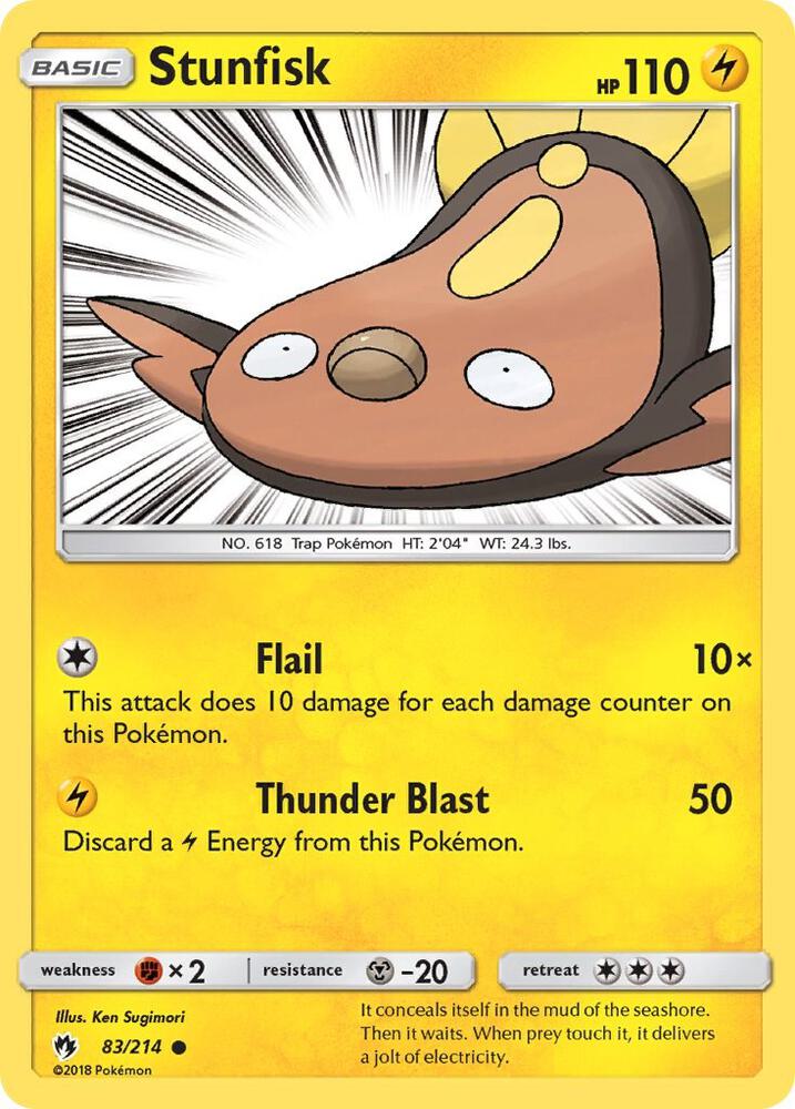 Stunfisk [SM - Lost Thunder] 83/214