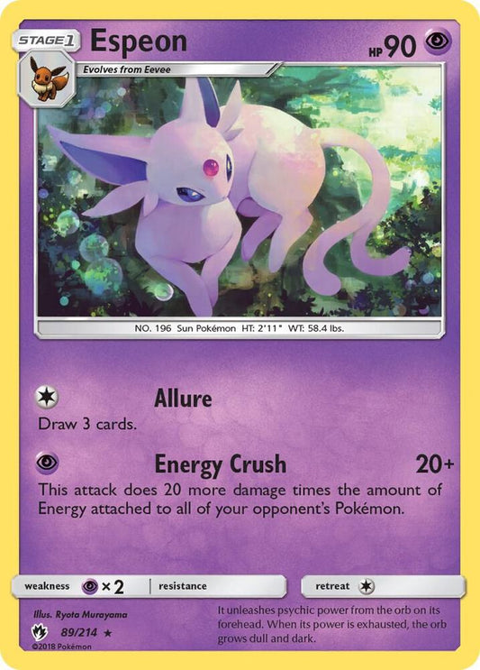 Espeon [SM - Lost Thunder] 89/214