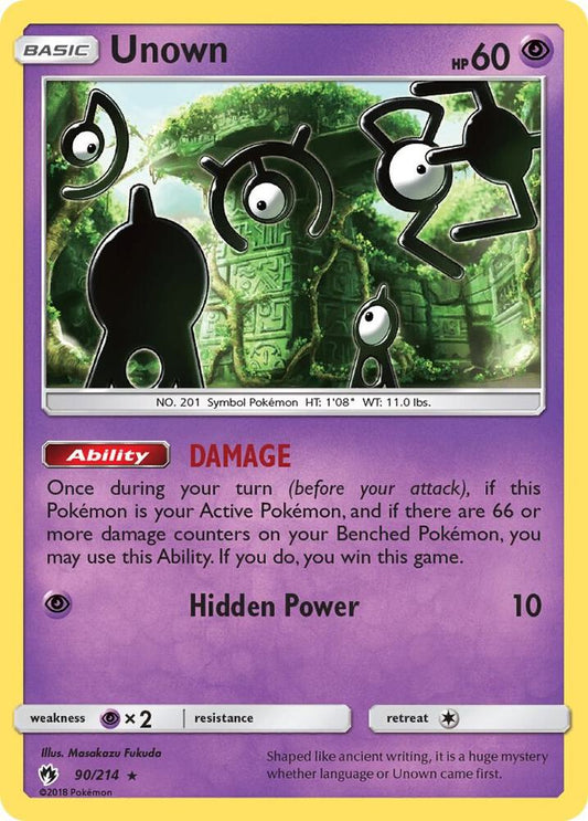 Unown (90) [SM - Lost Thunder] 90/214