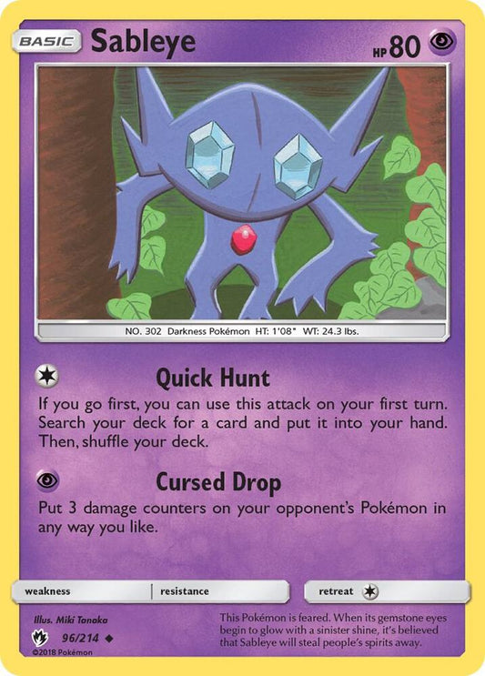 Sableye [SM - Lost Thunder] 96/214