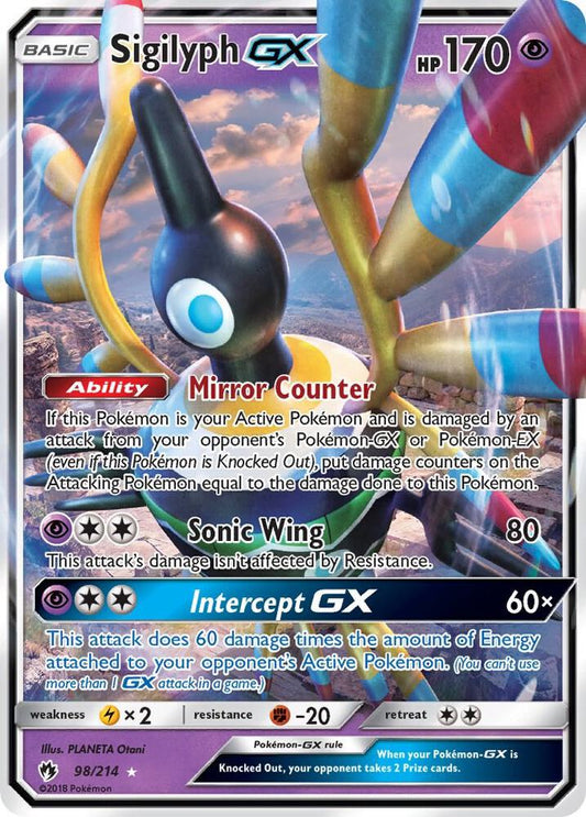 Sigilyph GX [SM - Lost Thunder] 98/214
