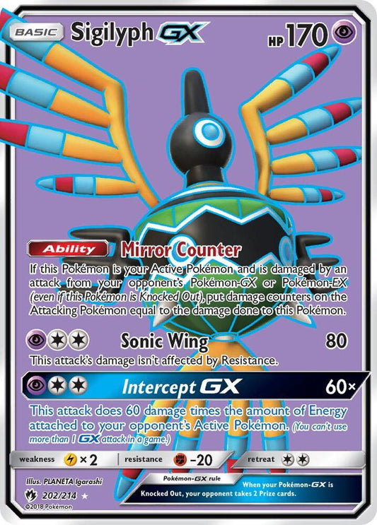 Sigilyph GX (Full Art) [SM - Lost Thunder] 202/214
