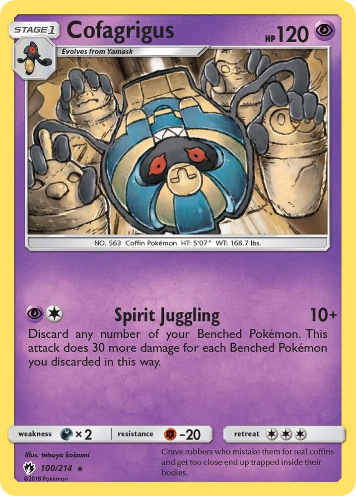 Cofagrigus [SM - Lost Thunder] 100/214