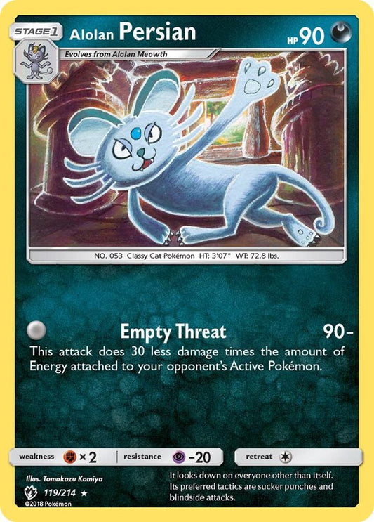 Alolan Persian [SM - Lost Thunder] 119/214