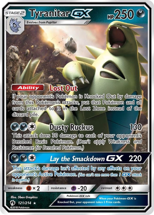 Tyranitar GX [SM - Lost Thunder] 121/214