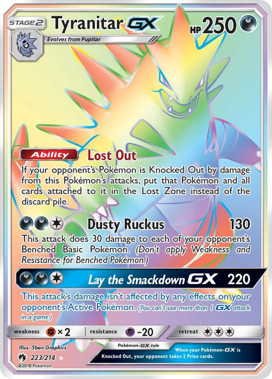 Tyranitar GX (Secret) [SM - Lost Thunder] 223/214