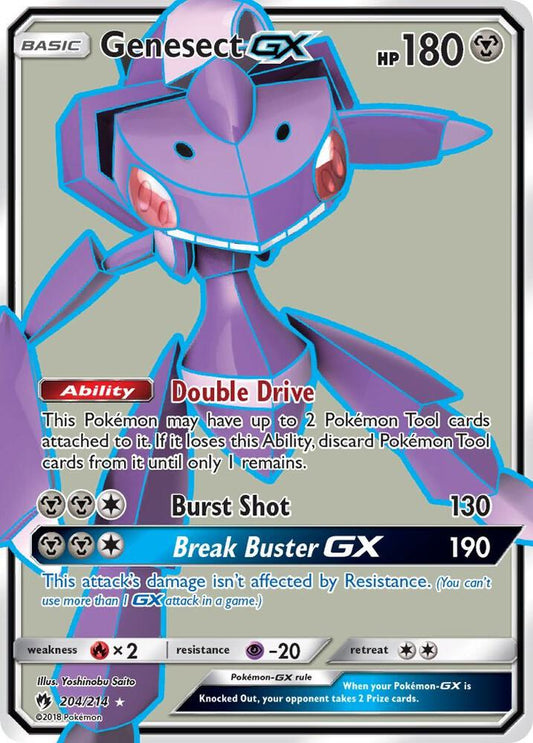 Genesect GX (Full Art) [SM - Lost Thunder] 204/214