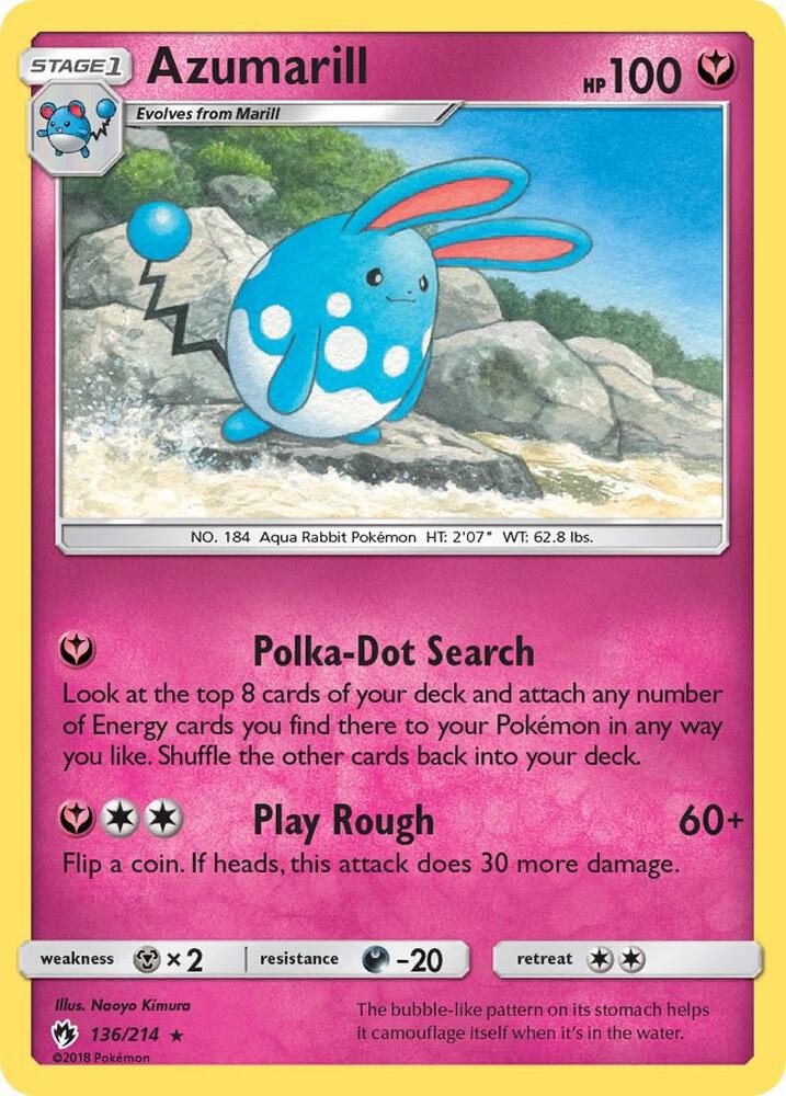 Azumarill [SM - Lost Thunder] 136/214