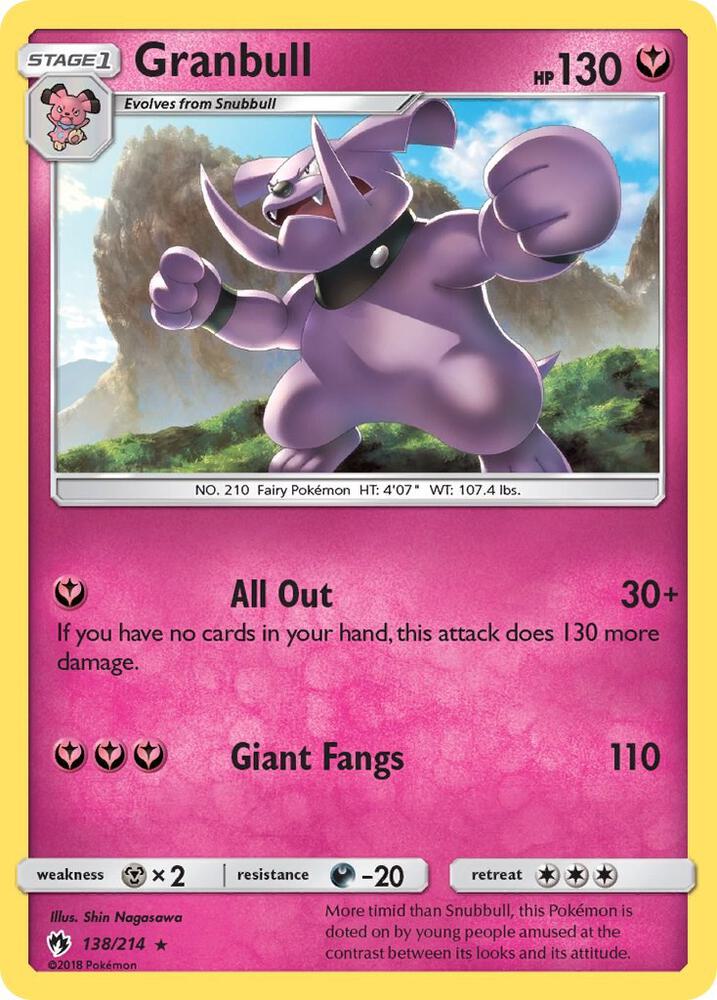 Granbull [SM - Lost Thunder] 138/214