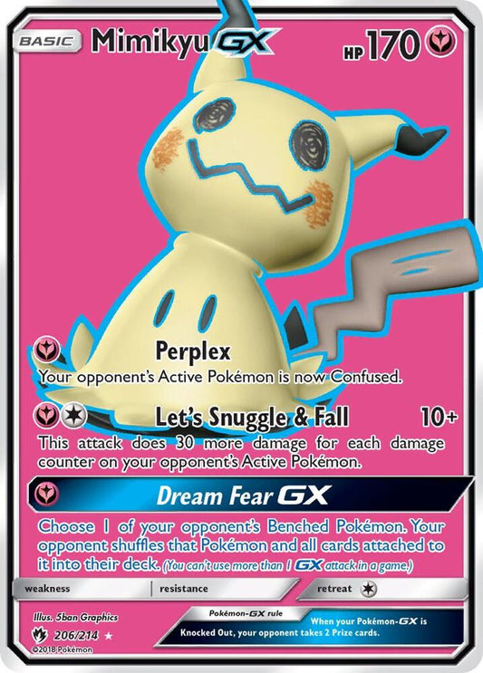 Mimikyu GX (Full Art) [SM - Lost Thunder] 206/214