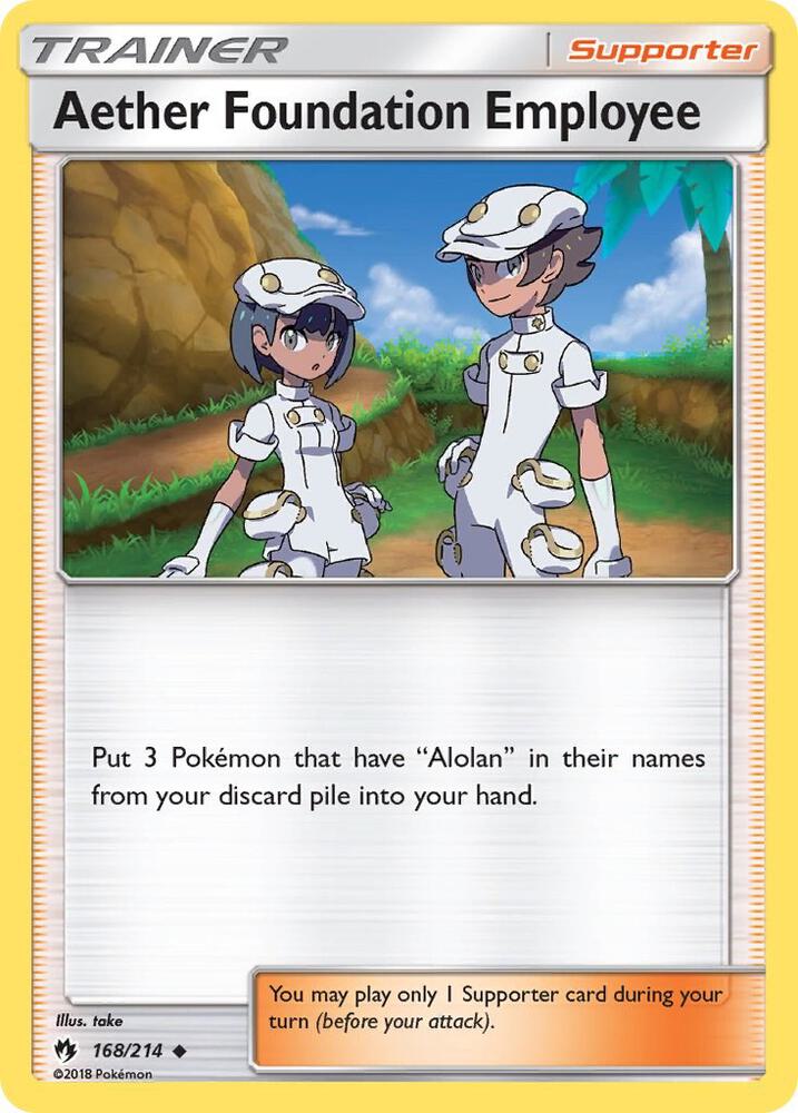 Aether Foundation Employee [SM - Lost Thunder] 168/214