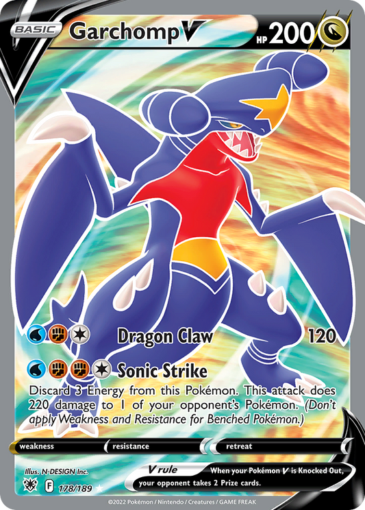 Garchomp V - 178/189 Astral Radiance