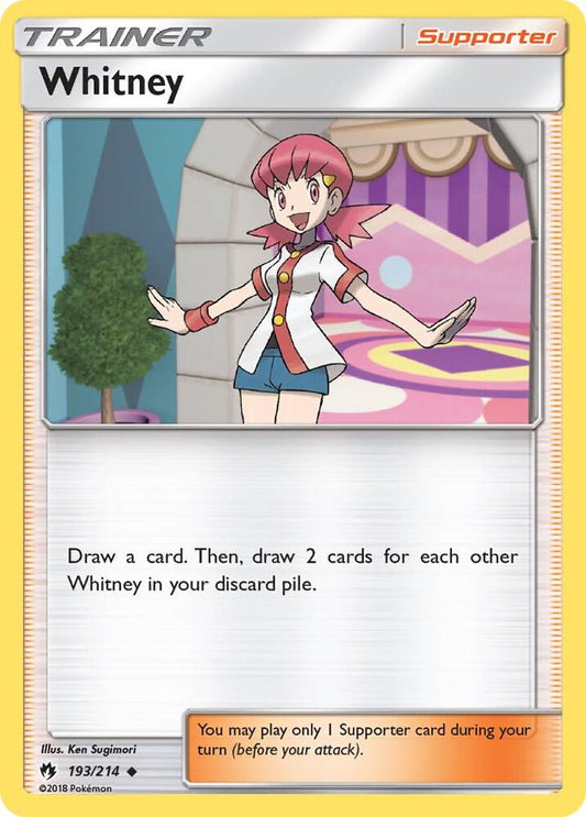 Whitney [SM - Lost Thunder] 193/214