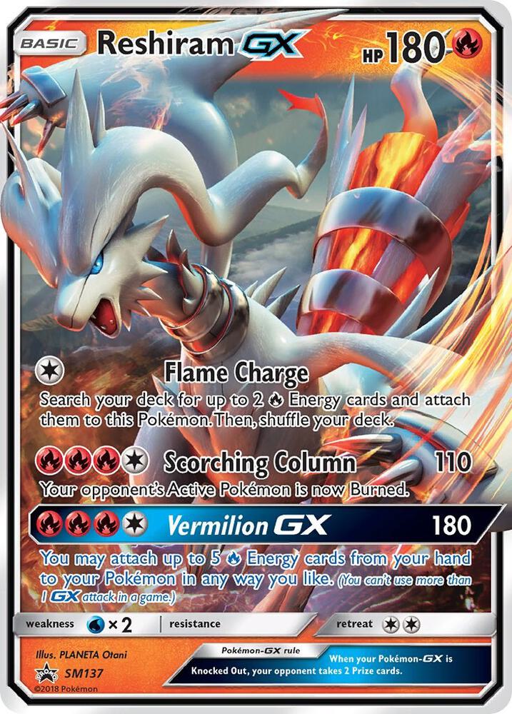 Reshiram GX - SM137 [SM Promos] SM137