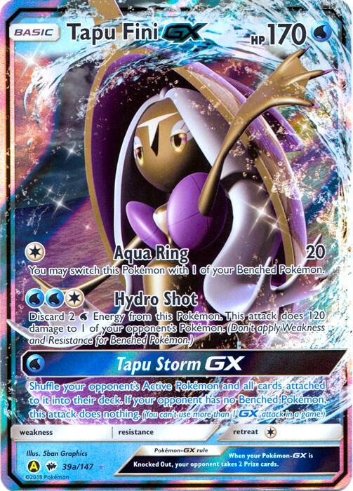 Tapu Fini GX - 39a/147 [Alternate Art Promos] 039a/147