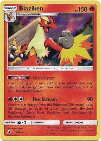 Blaziken - 6/70 (Dragon Majesty) [Deck Exclusives] 006/070