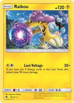 Raikou - 79/214 (SM Lost Thunder) [Deck Exclusives] 079/214