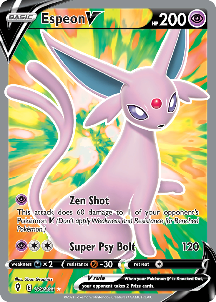 Espeon V - 179/203 Evolving Skies