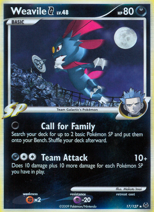 Weavile G - 17/127 Platinum