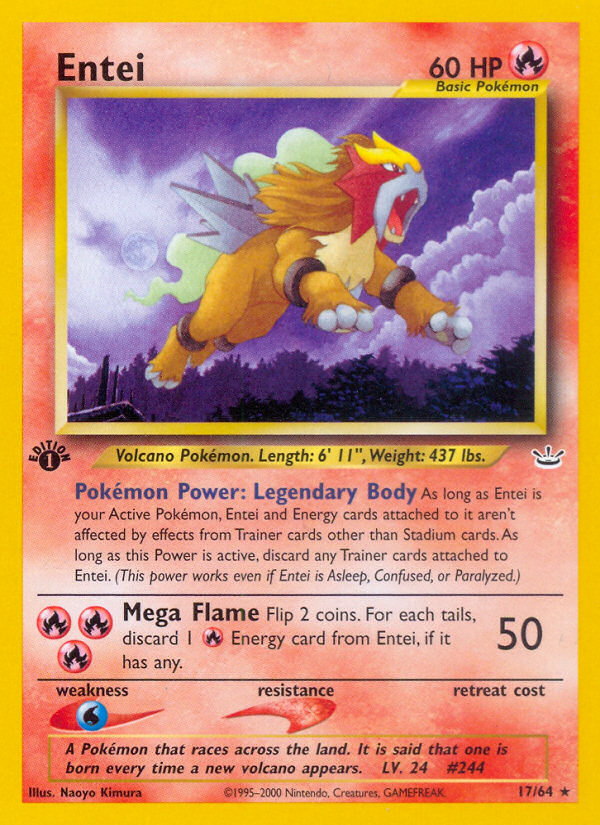 Entei - 17/64 Neo Revelation