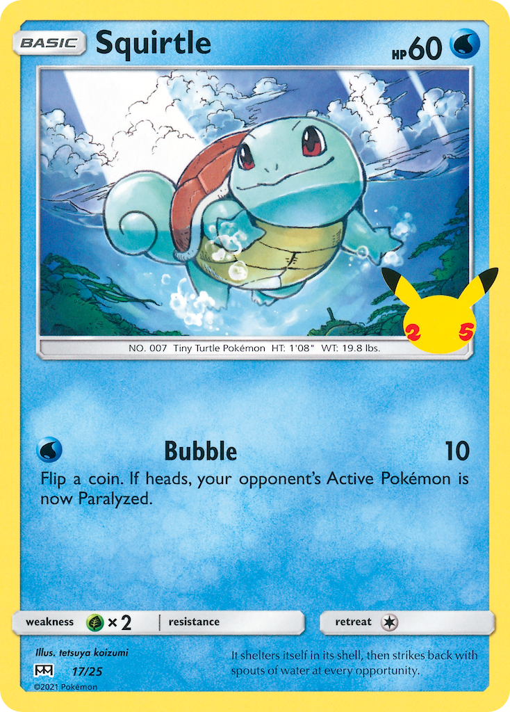 Squirtle - 17/25 McDonald's Collection 2021