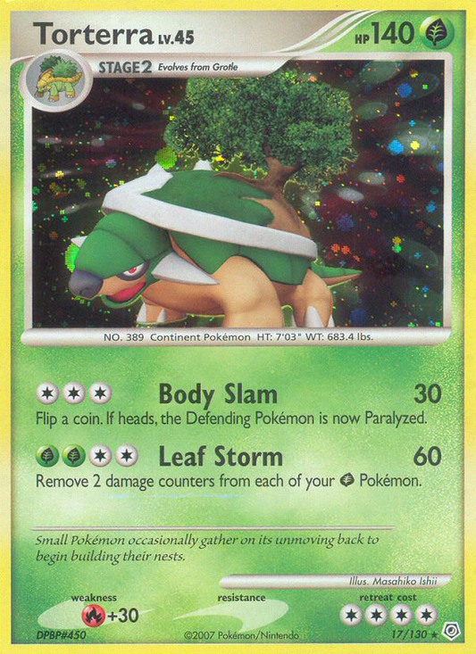 Torterra - 17/130 Diamond & Pearl