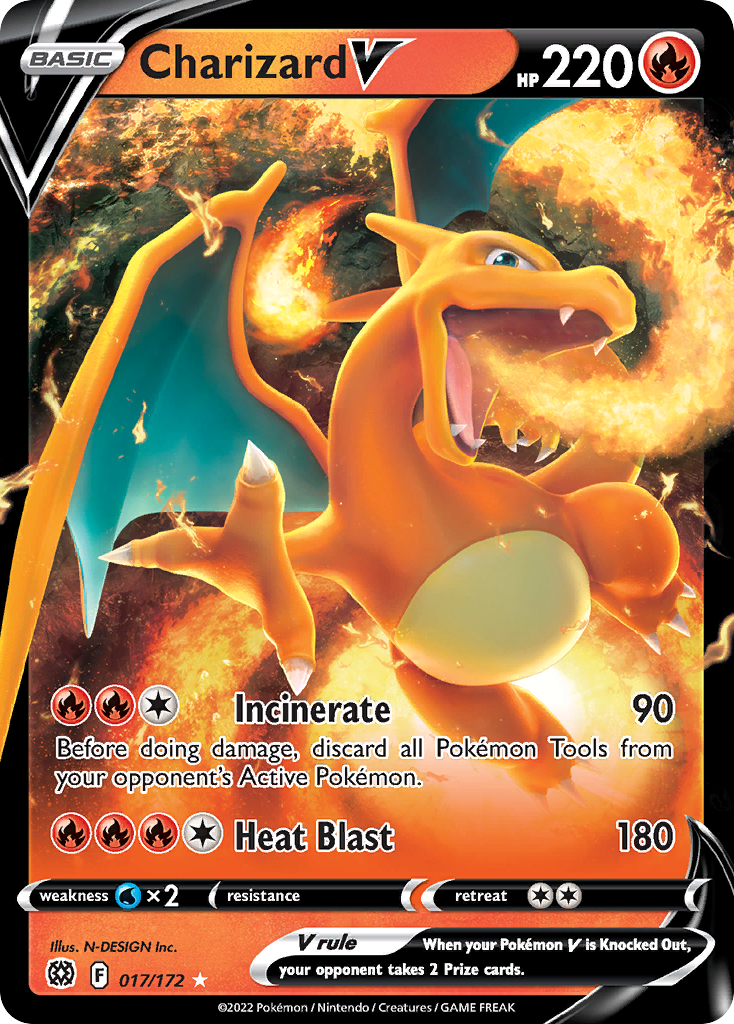 Charizard V - 17/172 Brilliant Stars