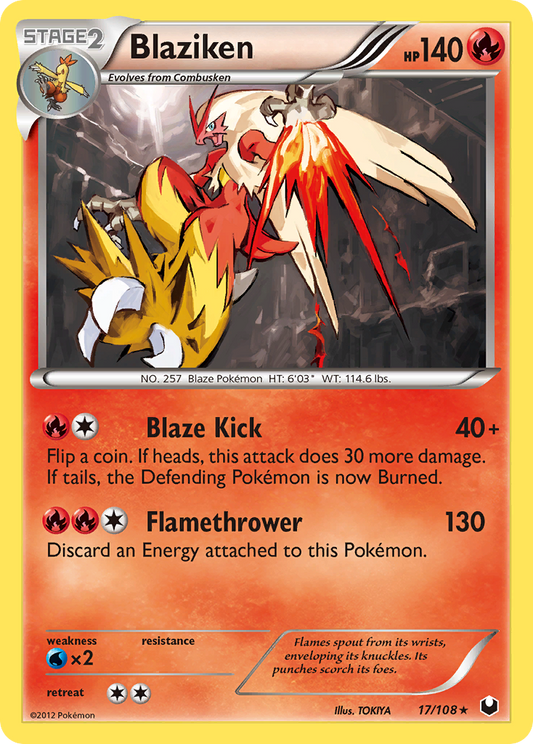 Blaziken - 17/108 Dark Explorers