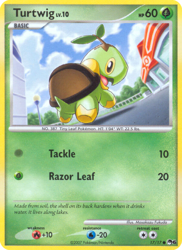 Turtwig - 17/17 POP Series 6