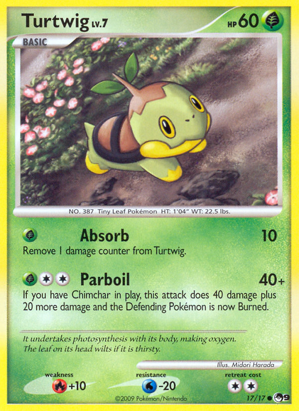 Turtwig - 17/17 POP Series 9