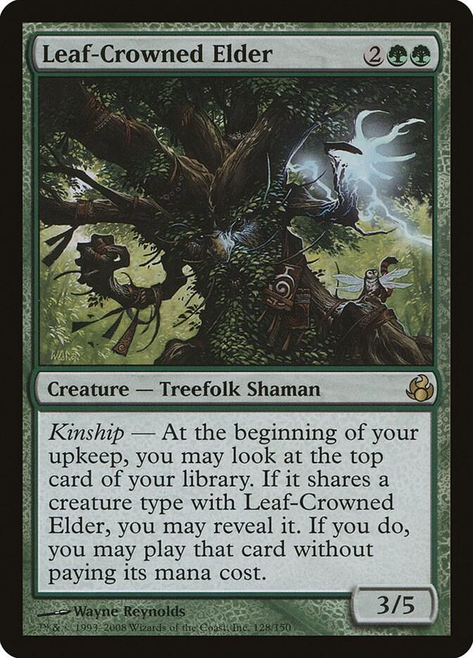Leaf-Crowned Elder [Morningtide] 128