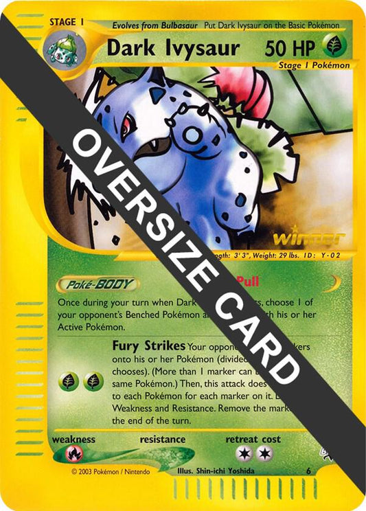 Dark Ivysaur - 6 (Best of Game 6 Promo) [Jumbo Cards] 006