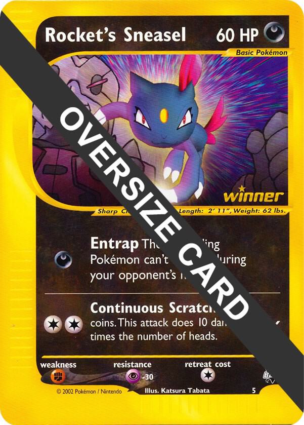 Rocket's Sneasel - 5 [Jumbo Cards] 005