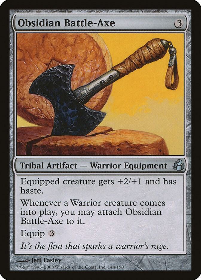 Obsidian Battle-Axe [Morningtide] 144