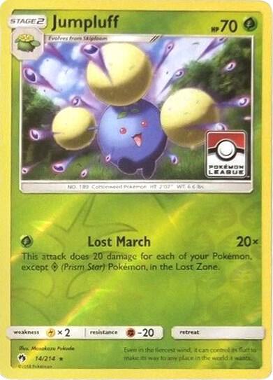 Jumpluff - 14/214 (Pokemon League) [League & Championship Cards] 014/214