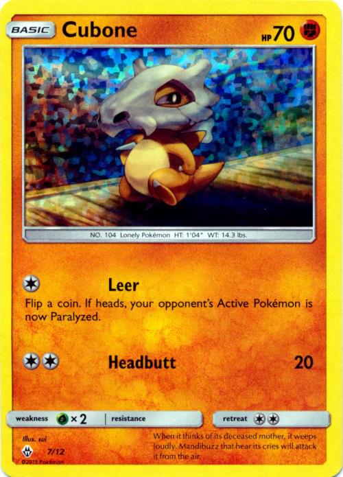 Cubone - 7/12 [McDonald's Promos 2018] 007/012