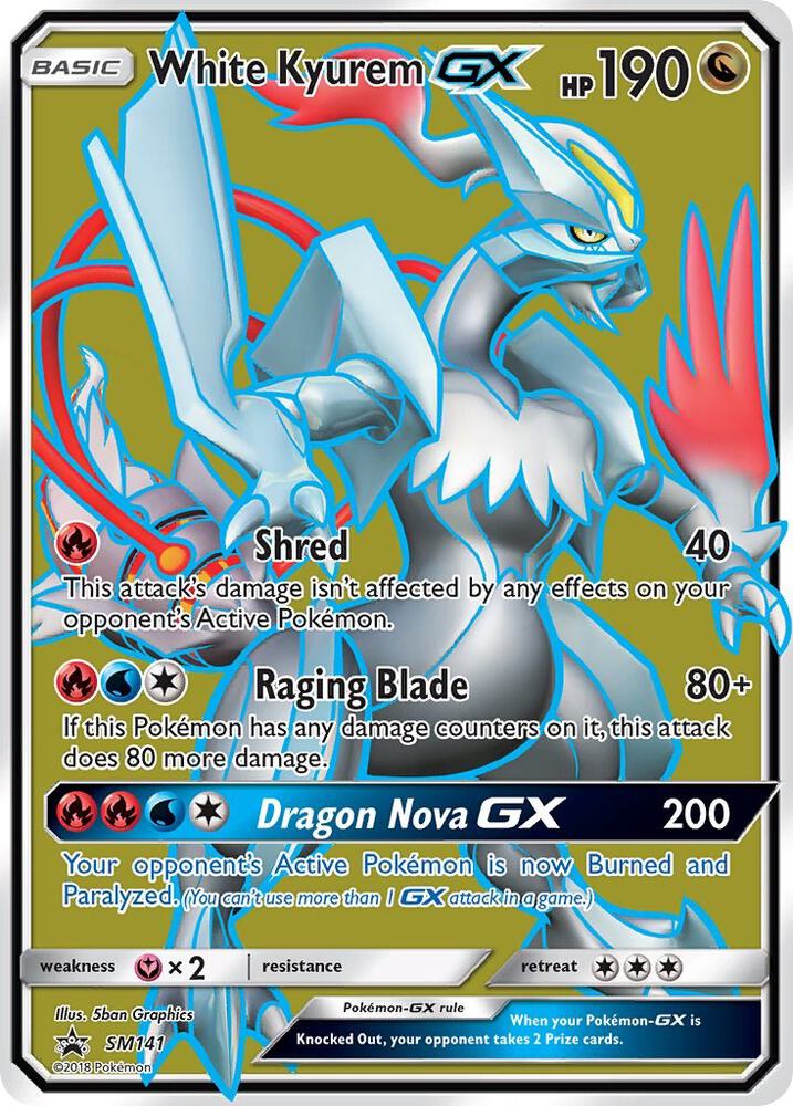White Kyurem GX - SM141 [SM Promos] SM141