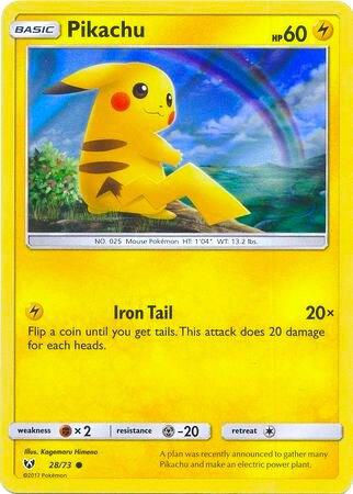Pikachu - 28/73 (Water Web Holo) [Miscellaneous Cards & Products] 028/073