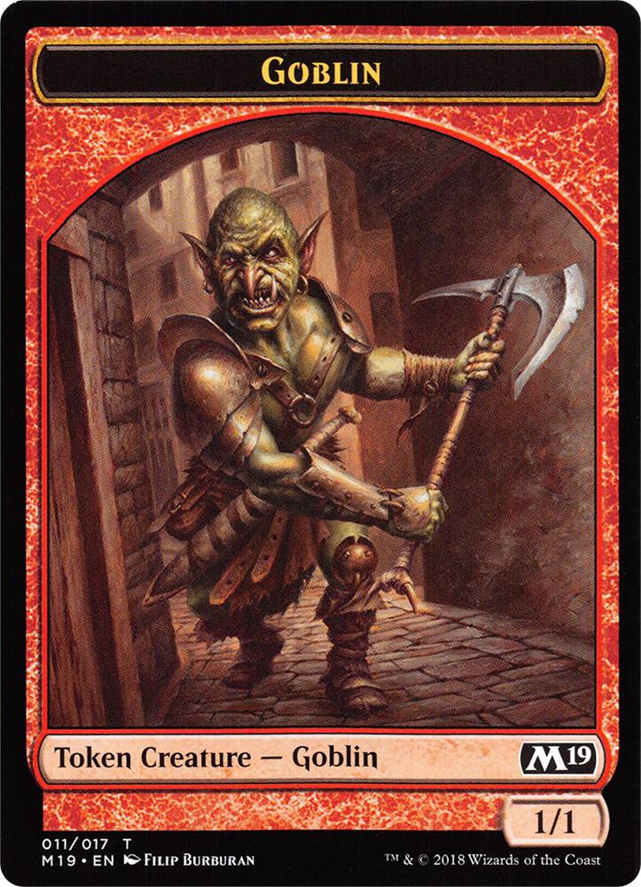 Goblin // Thopter Double-Sided Token (Game Night) [Core Set 2019] 11 // 14