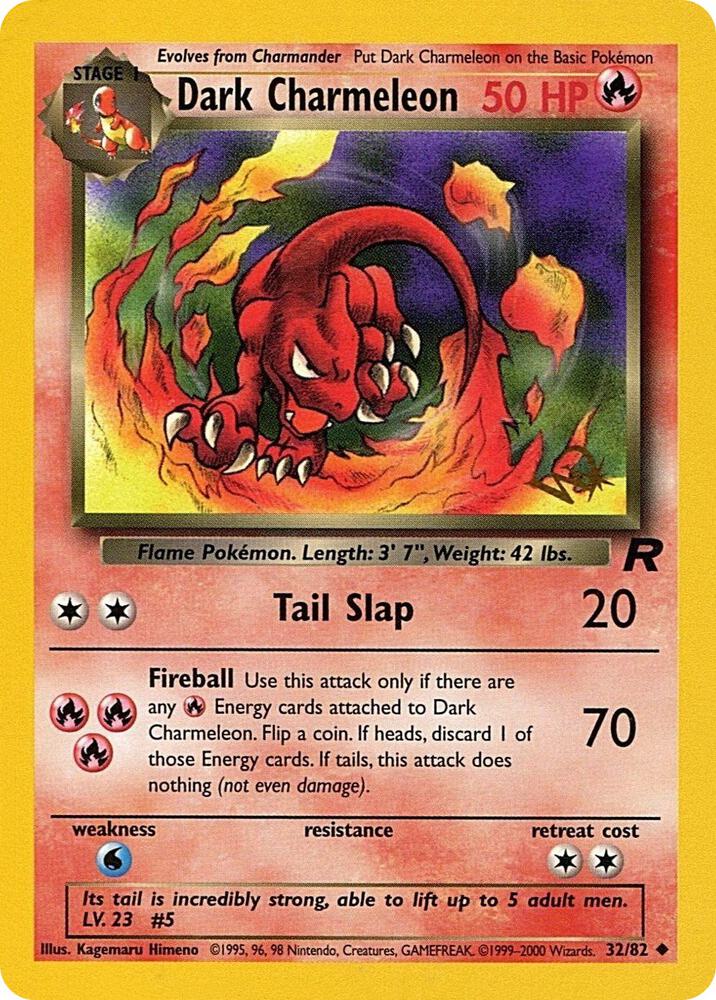 Dark Charmeleon [W Stamped] [WoTC Promo] 32/82
