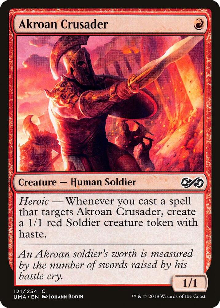 Akroan Crusader [Ultimate Masters] 121
