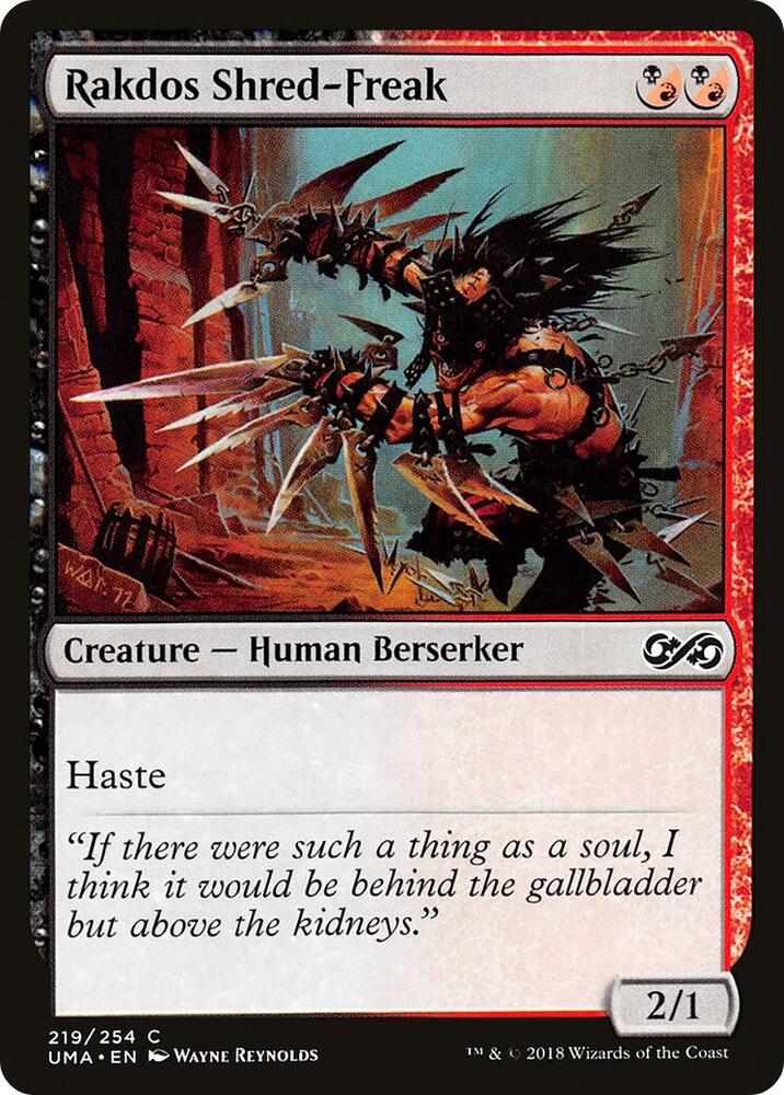 Rakdos Shred-Freak [Ultimate Masters] 219
