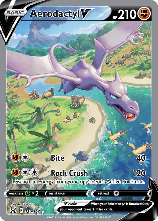 Aerodactyl V - 180/196 Lost Origin