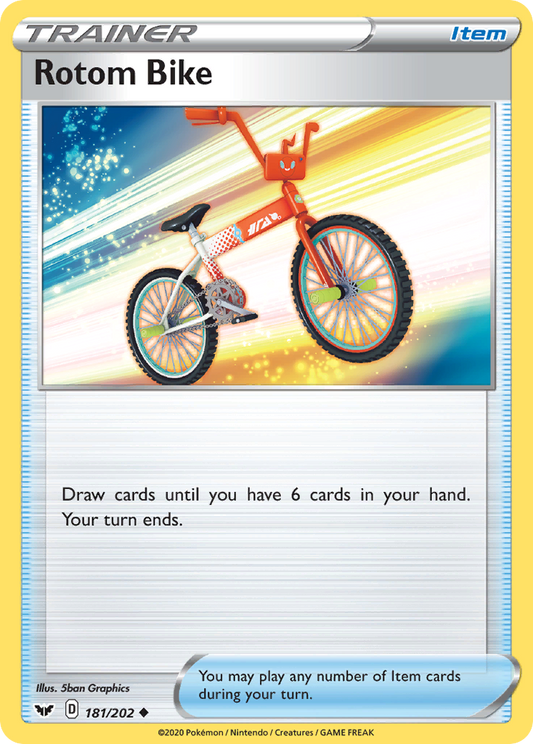 Rotom Bike - 181/202 Sword & Shield