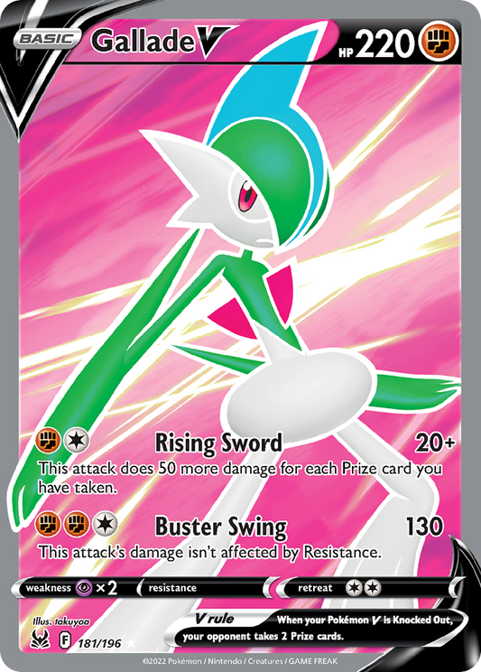 Gallade V - 181/196 Lost Origin