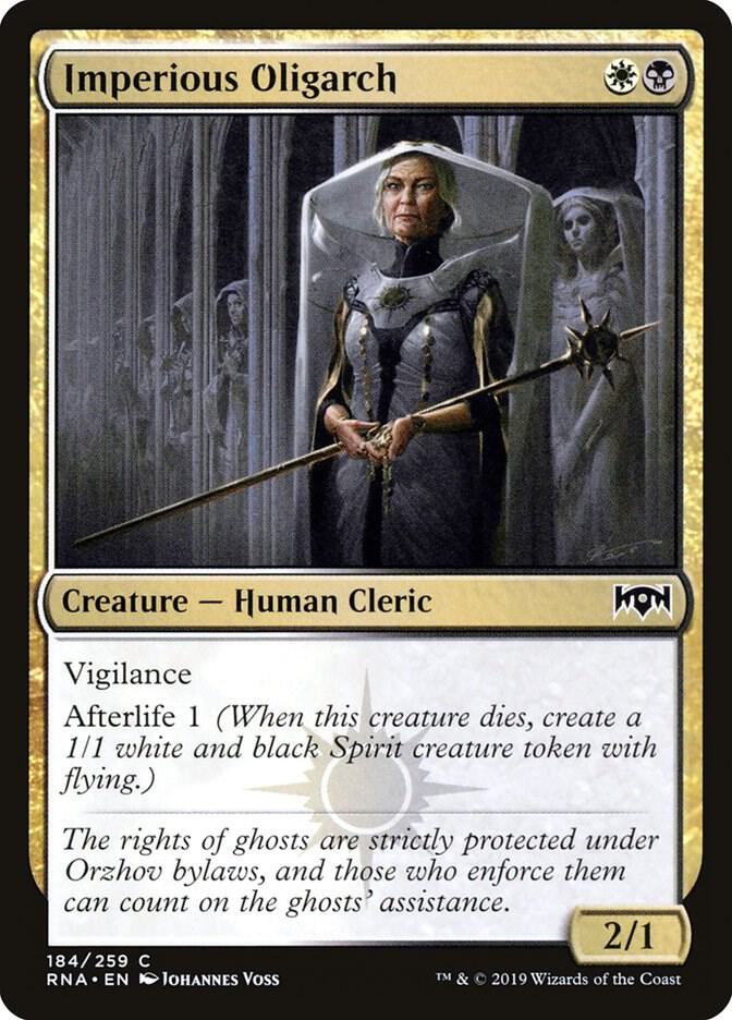 Imperious Oligarch [Ravnica Allegiance] 184