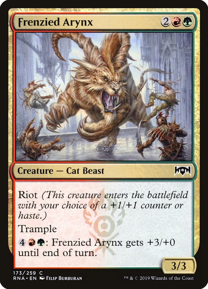 Frenzied Arynx [Ravnica Allegiance] 173