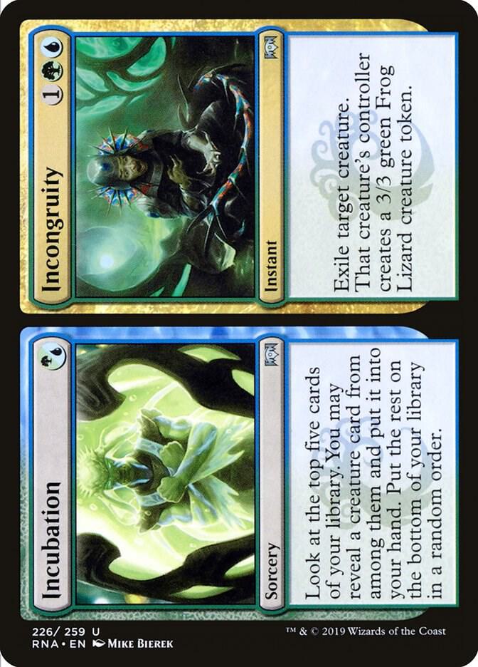 Incubation // Incongruity [Ravnica Allegiance] 226