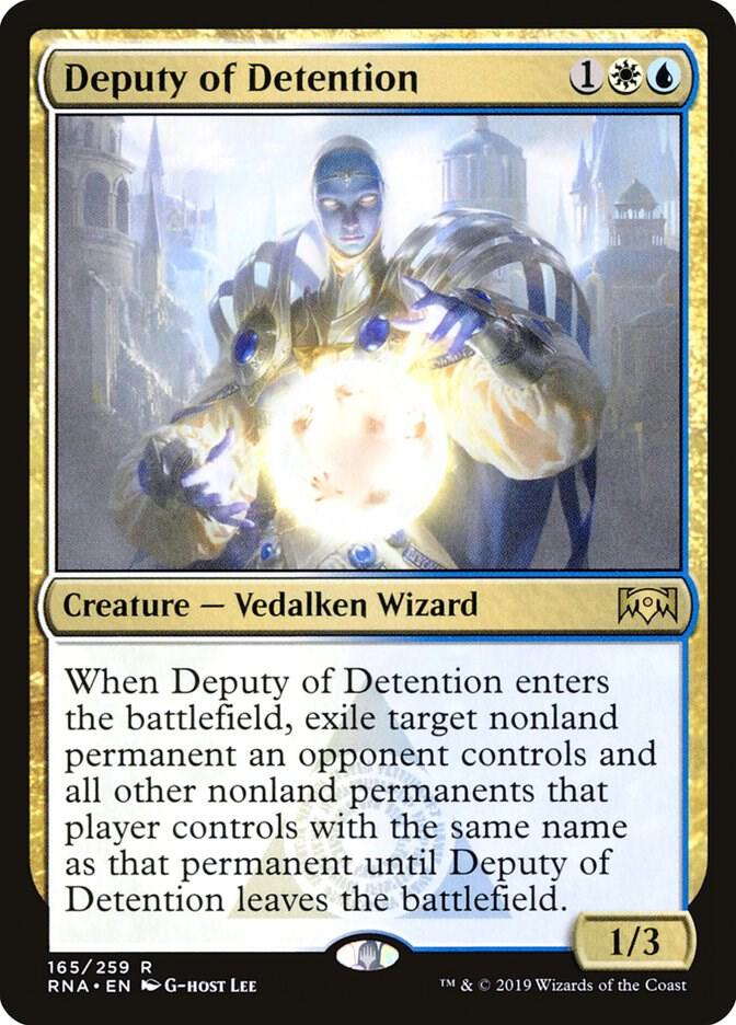 Deputy of Detention [Ravnica Allegiance] 165